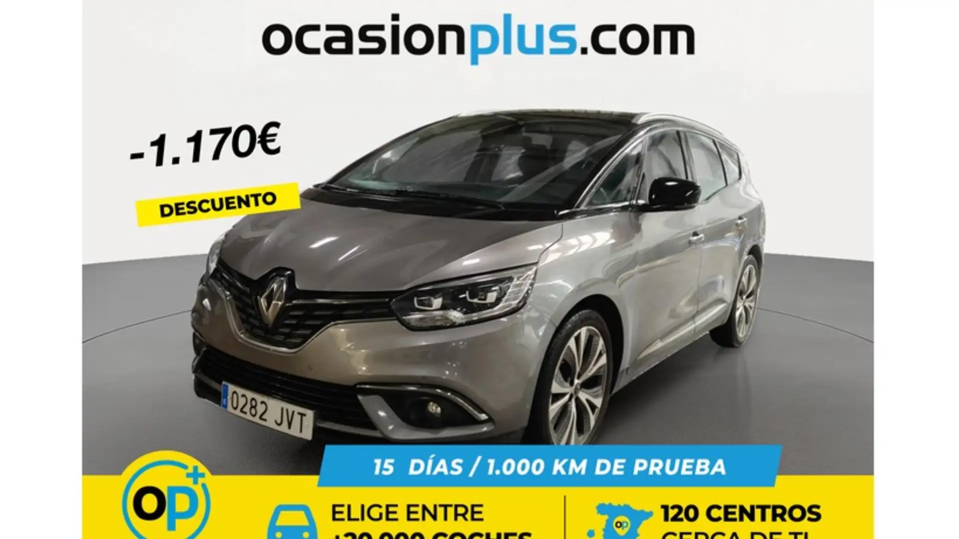 Renault Grand Scenic 1.6dCi Zen 96kW Gris - 1