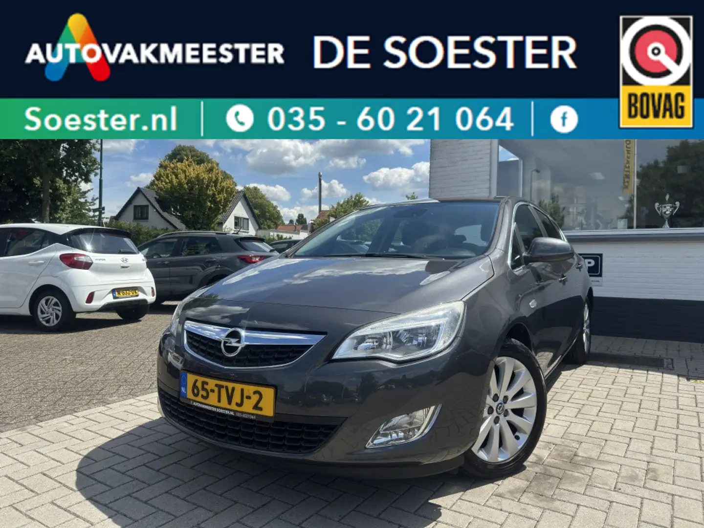 Opel Astra 1.4|TURBO|COSMO|RIJKLAAR|AIRCO|CRUISE CONTR. Grijs - 1