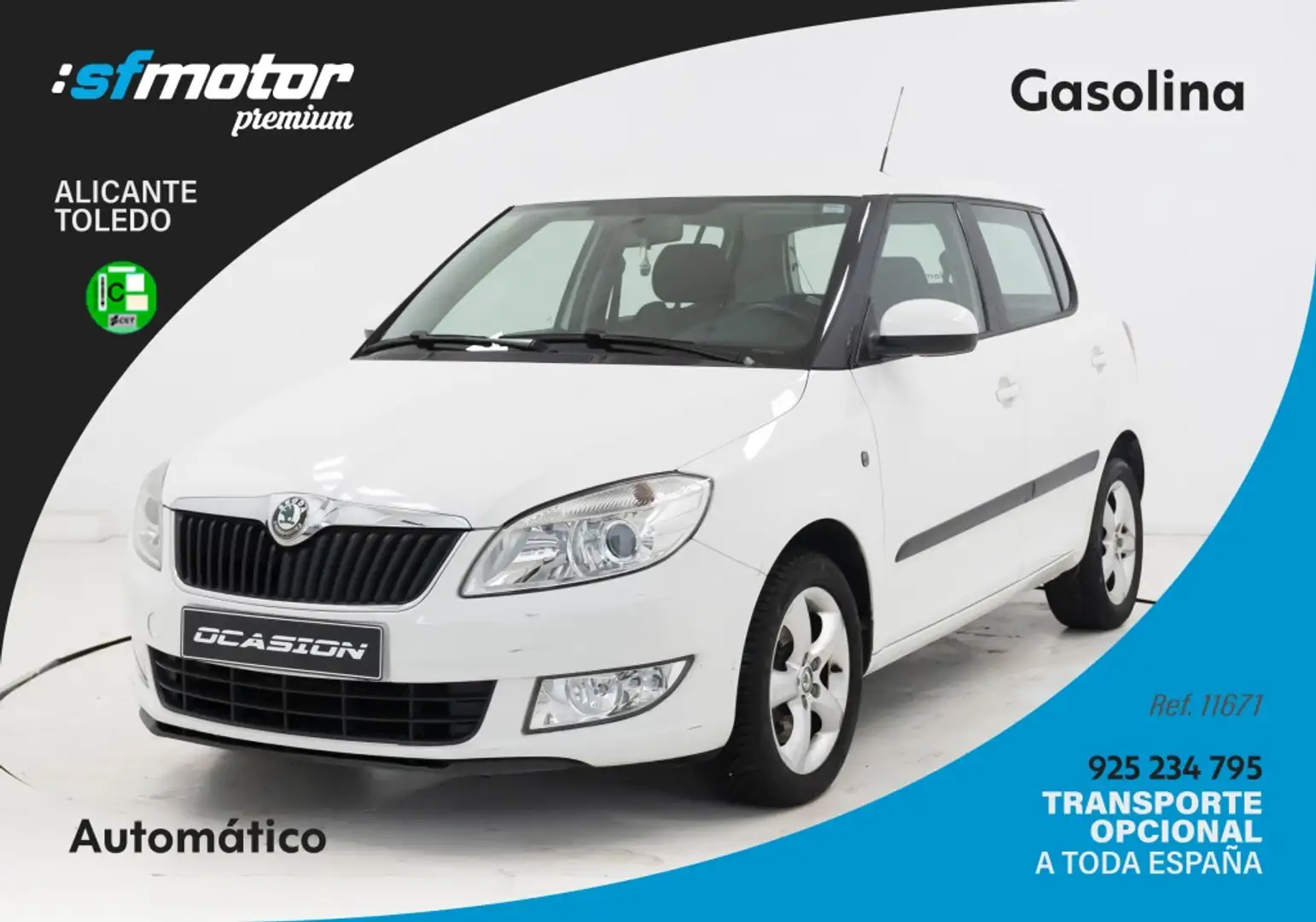 Skoda Fabia 1.2 TSI Sport DSG Blanco - 1