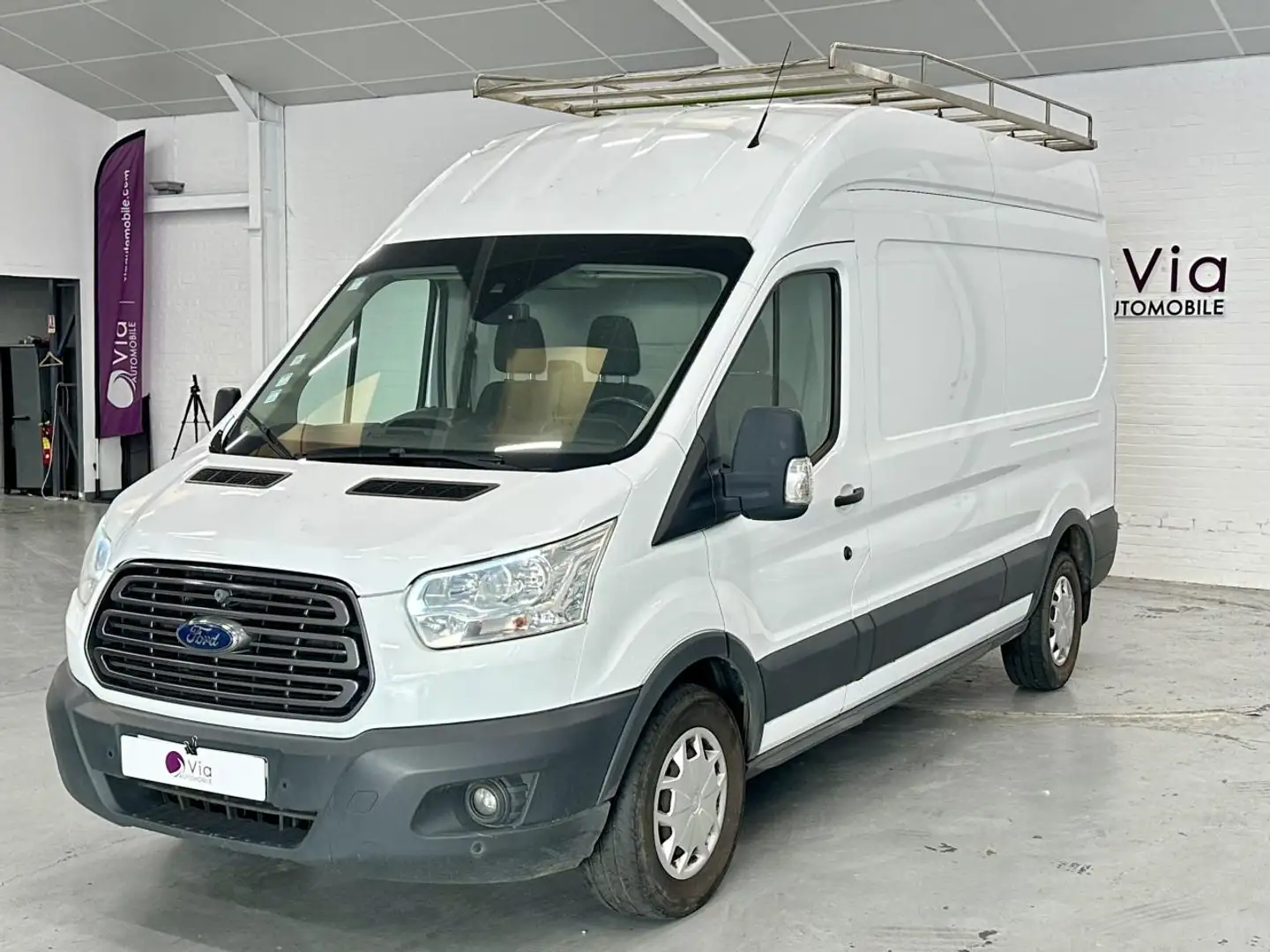 Ford Transit 2.2 TDCi 155 TREND L3H3 FOURGON / CAMERA DE RECUL Blanc - 1