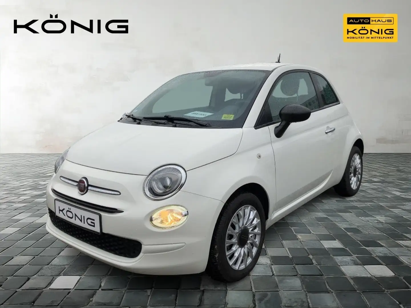 Fiat 500 Klima, Carplay Blanc - 1