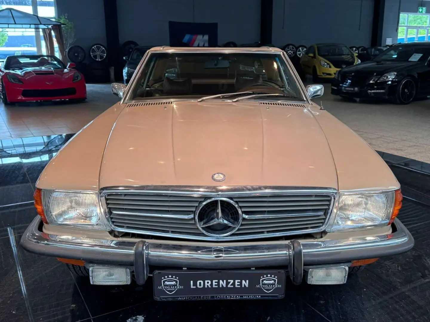 Mercedes-Benz SL 450 R107 Roadster Hard-Top H-Zulassung Leder Beige - 2