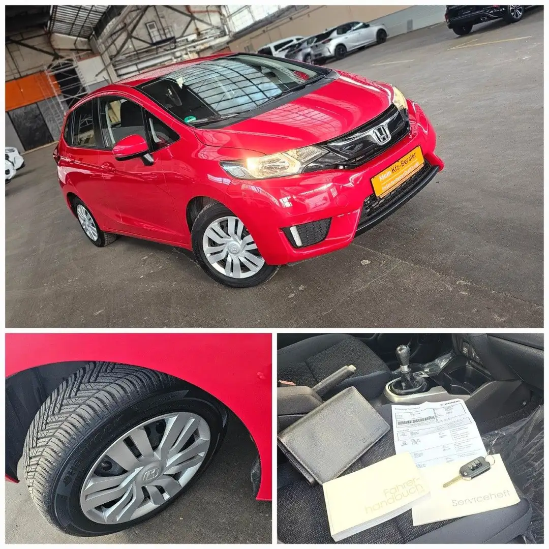 Honda Jazz Trend Klima 1Hand Bremsassistent Euro6 Rot - 1