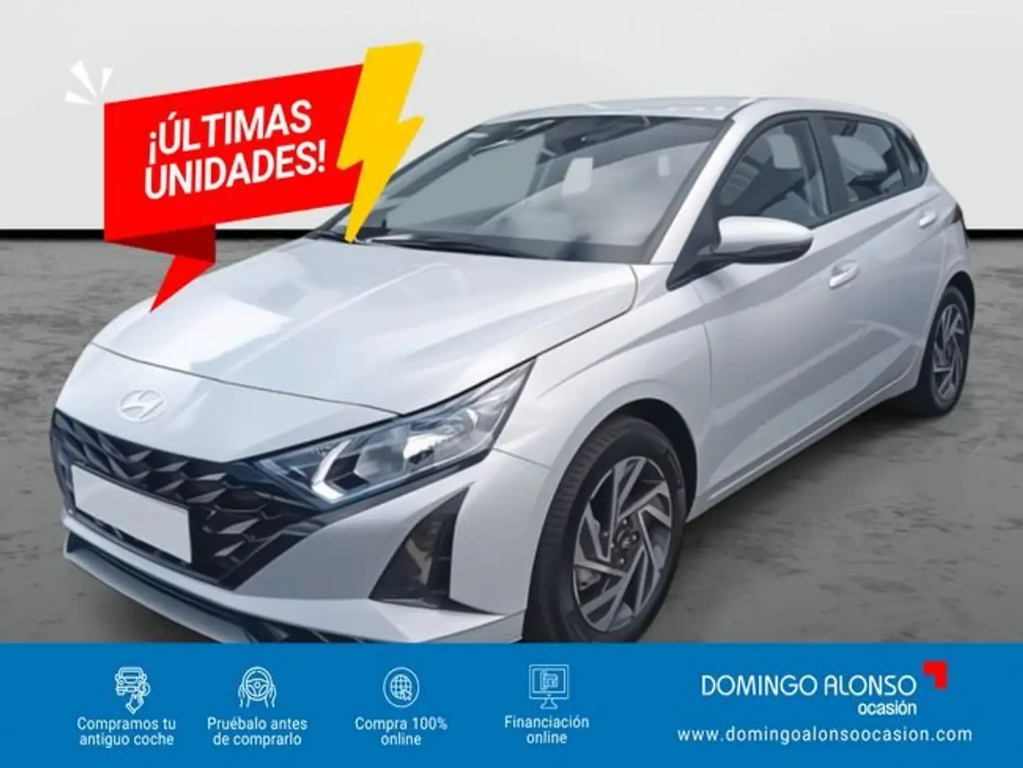 Hyundai i20 FL 1.0 T-GDi 73,5 kW (100 CV) Híbrido 48V DCT7 2W Gris - 1