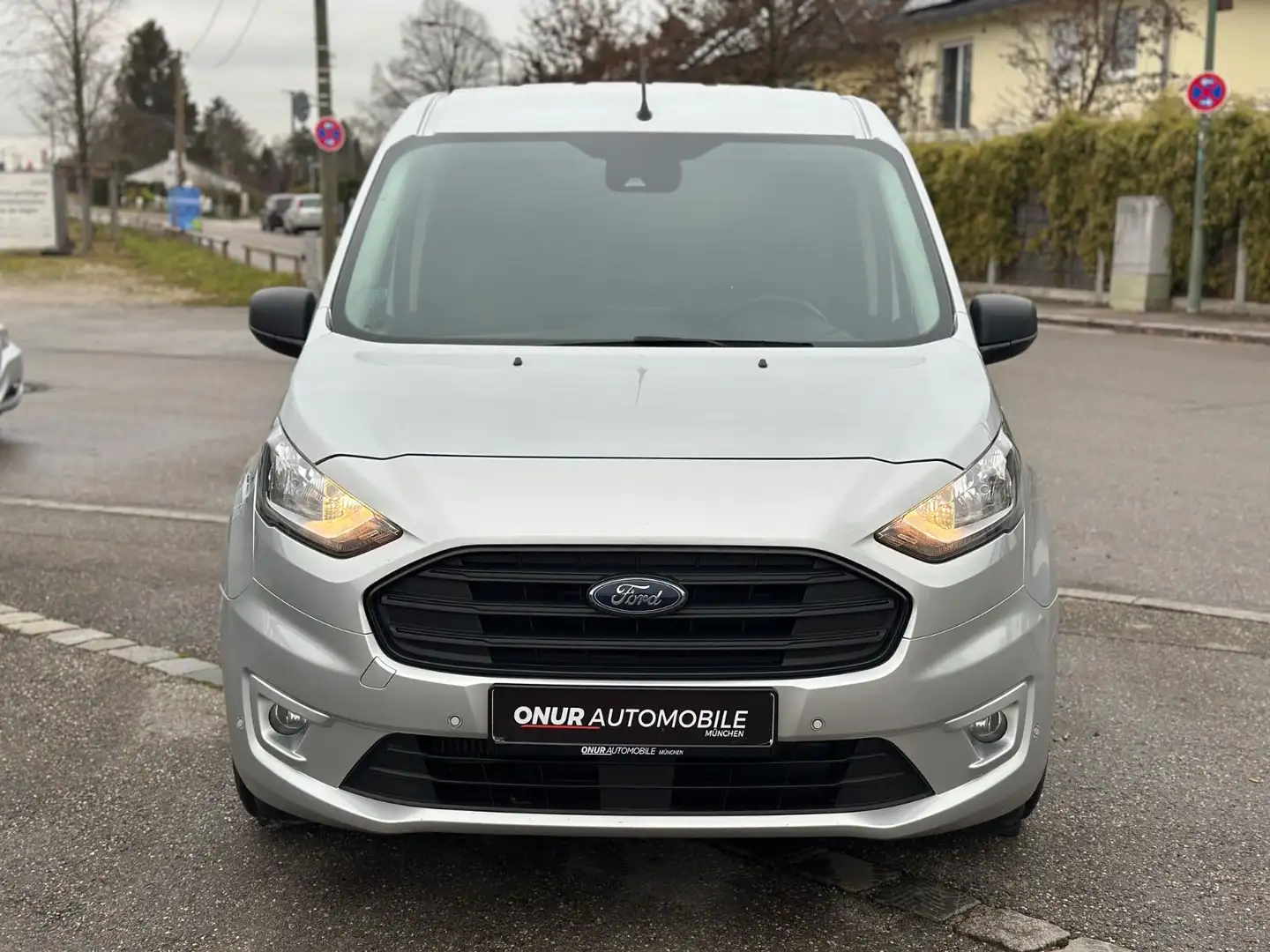 Ford Transit Connect Kasten lang Navi AHK SHZ Sortimo Argintiu - 2