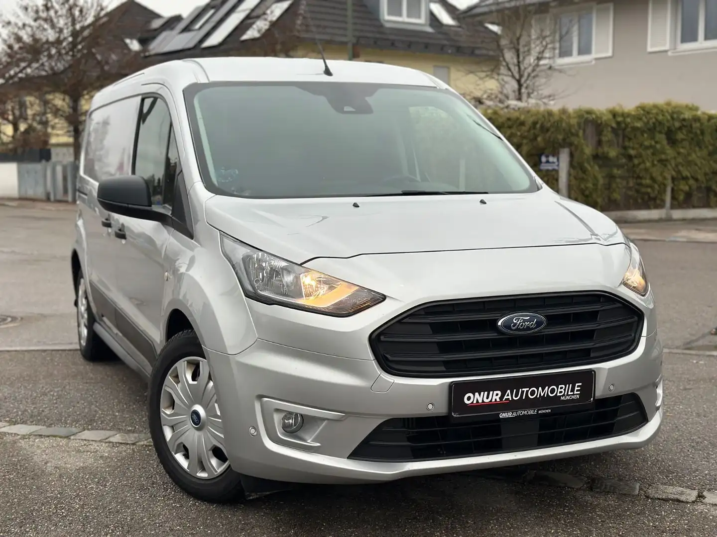 Ford Transit Connect Kasten lang Navi AHK SHZ Sortimo Argintiu - 1