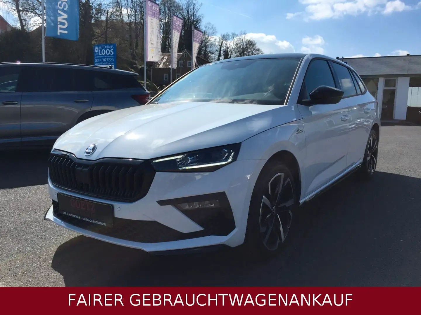 Skoda Scala SCALA MONTE CARLO 150DSG MATRIX SW AHK VORBEREIT Weiß - 1