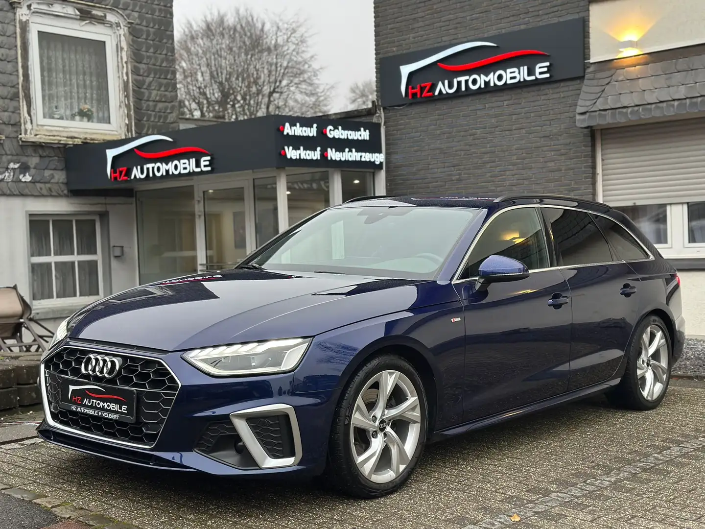 Audi A4 30 TDI S-LINE*MATRIX LED*SPURH.*NAVI*TEMP*AHK Blau - 1