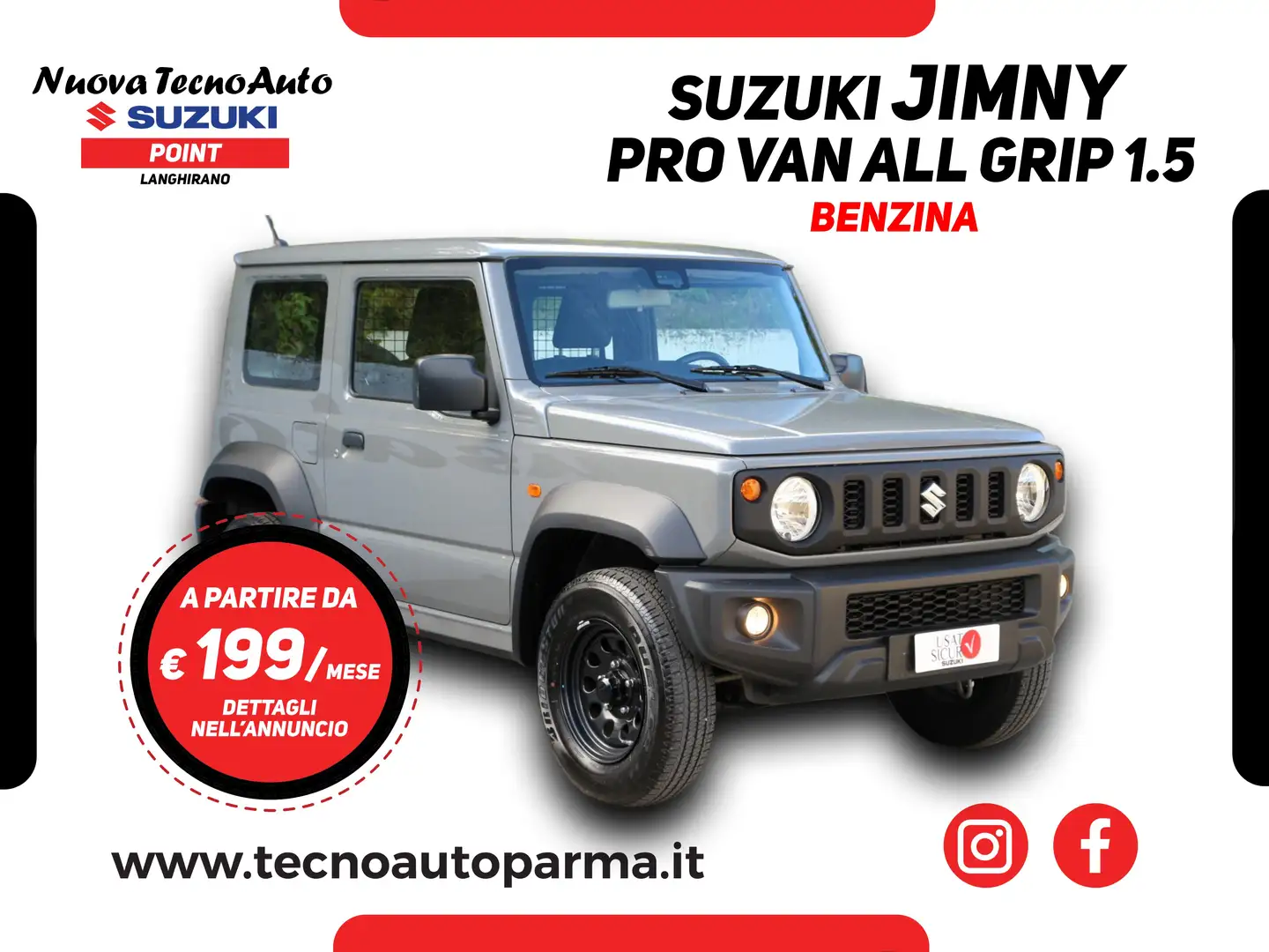 Suzuki Jimny 1.5 PRO VAN 4X4 ALLGRIPP Gris - 1