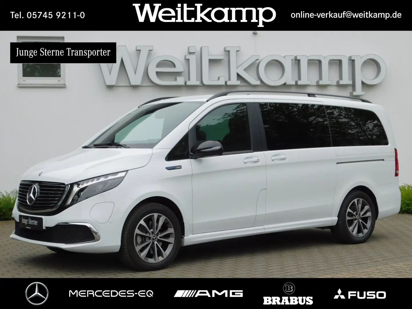 Mercedes-Benz EQV 300 EQV 300 AVANT. Lang AIRMATIC+PANO+DISTR.+BURM.+ Weiß - 1