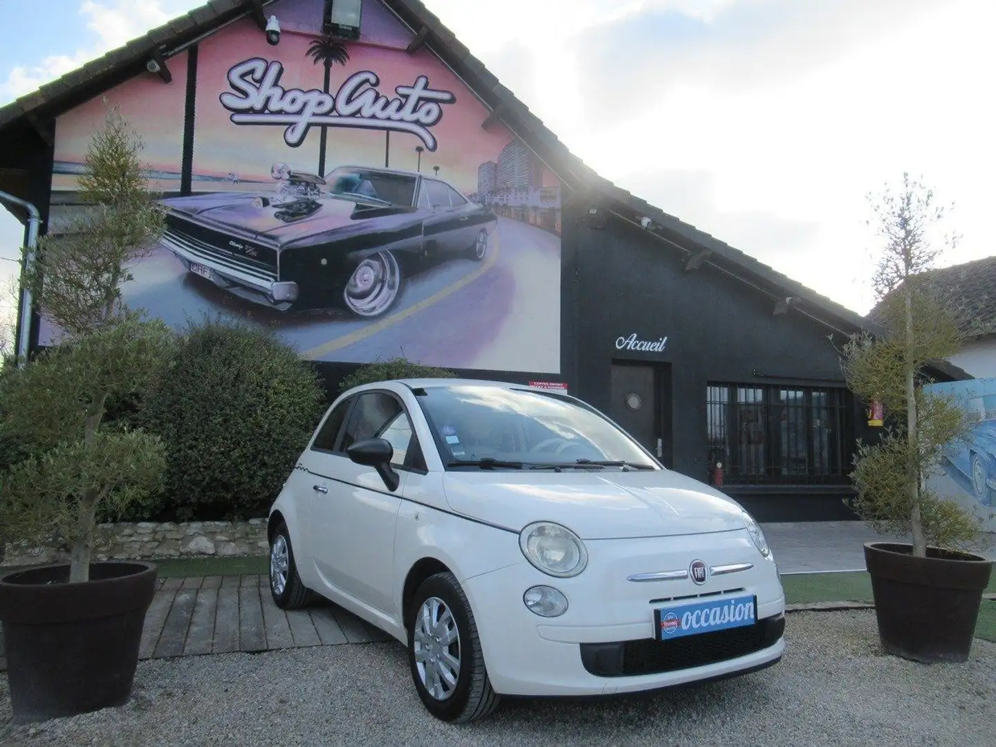 Fiat 500 1.2 69 320210 Blanc - 1
