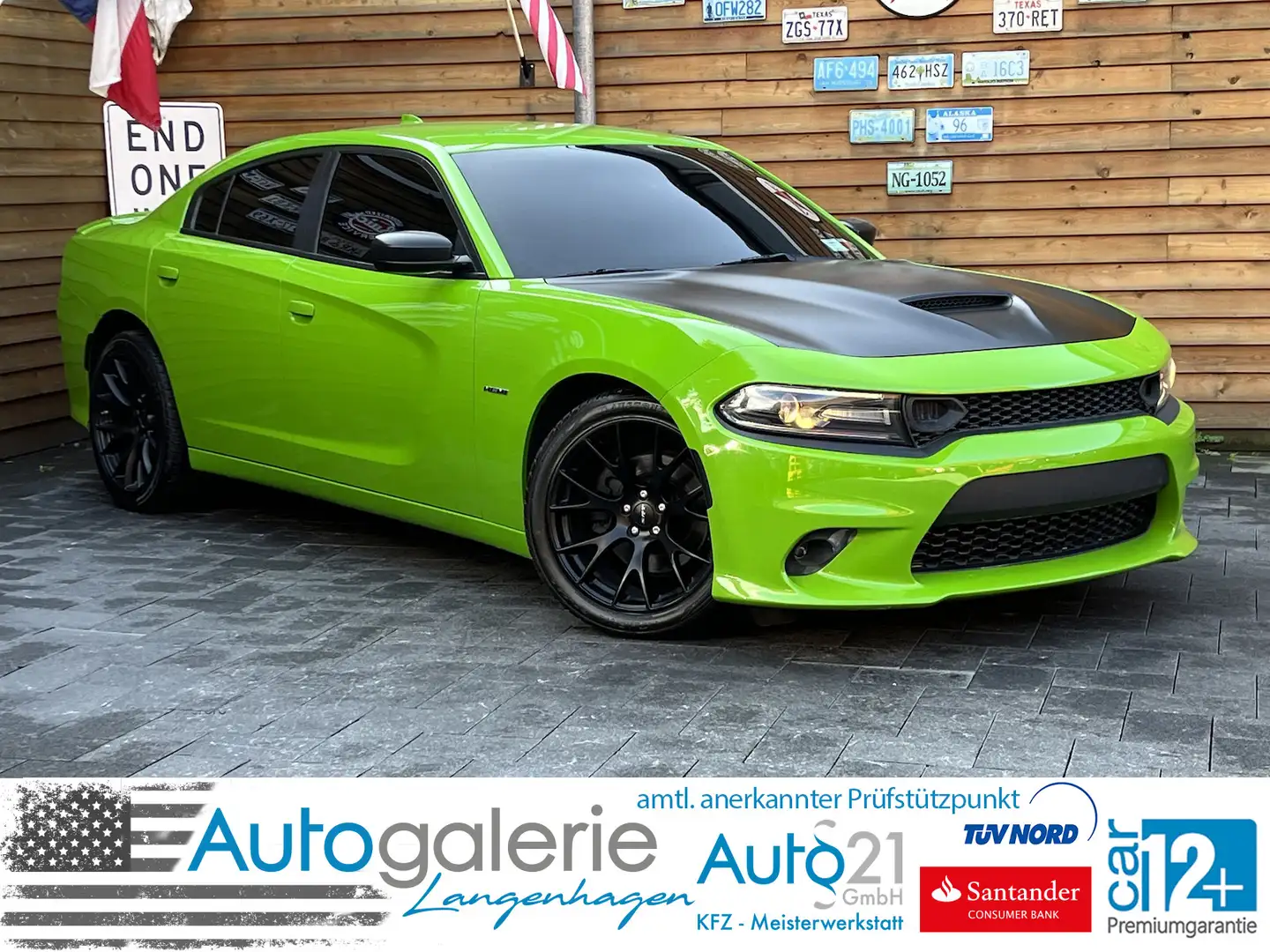 Dodge Charger R/T 5,7L V8 CarPlay Leder SHZ PDC Grün - 1