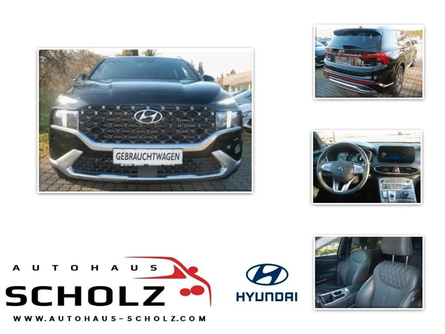 Hyundai SANTA FE 1.6 T-GDI Plug-in 4WD Signature Pano Zwart - 1