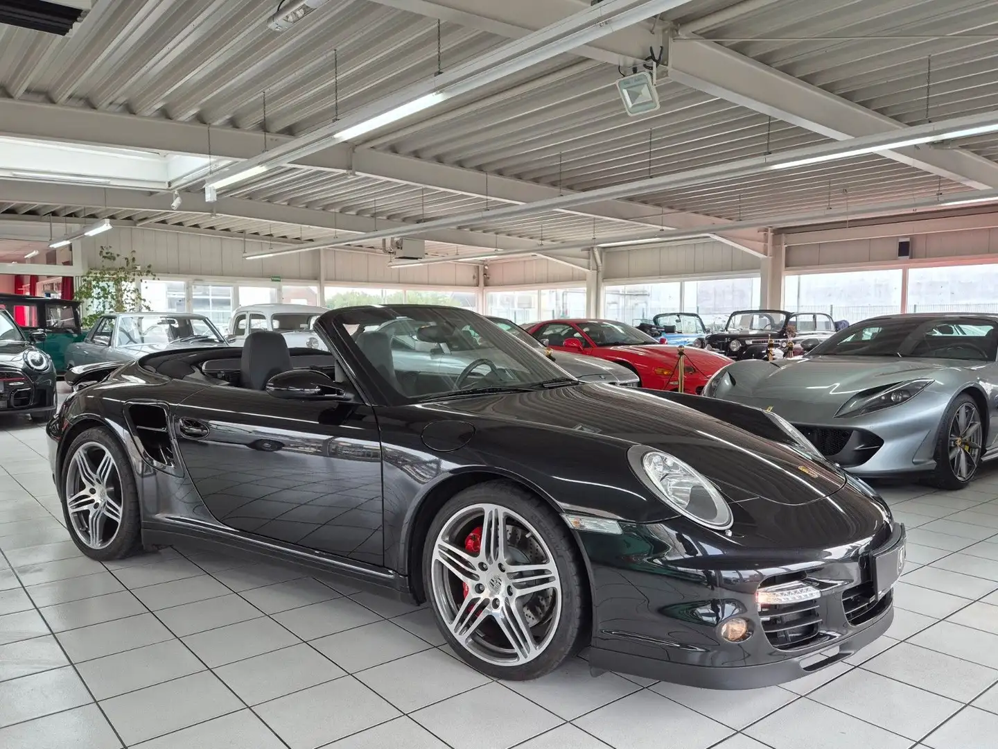 Porsche 997 Turbo Cabrio/Dt./1A Historie/Schalter/Chrono Schwarz - 1