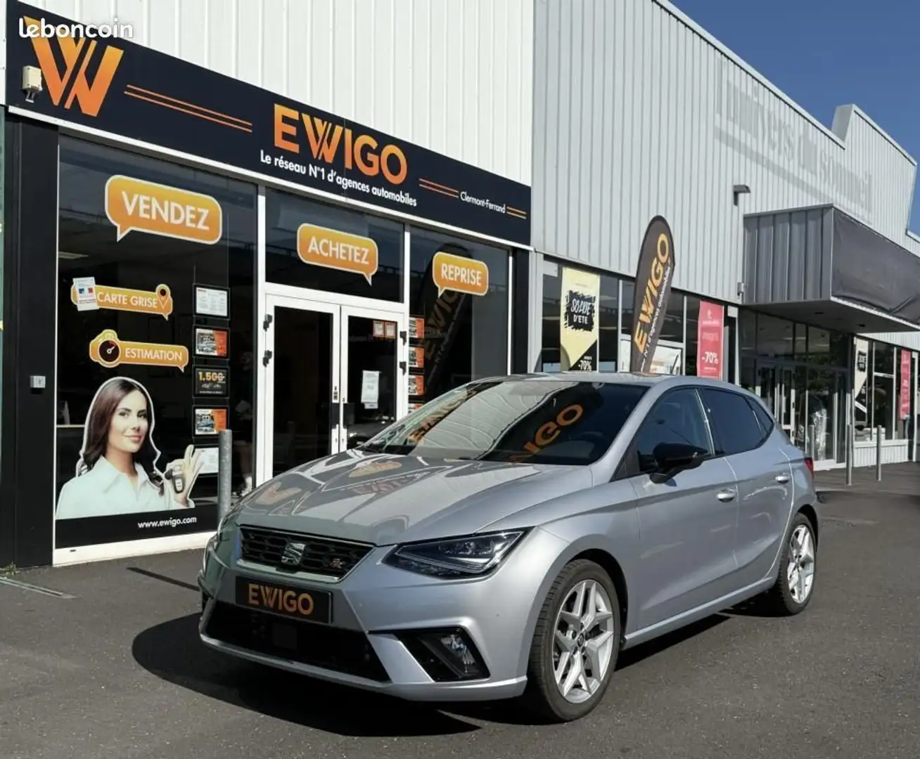 SEAT Ibiza 1.5 TSI 150 EVO FR START-STOP CAMERA DE RECUL CARP Gris - 1