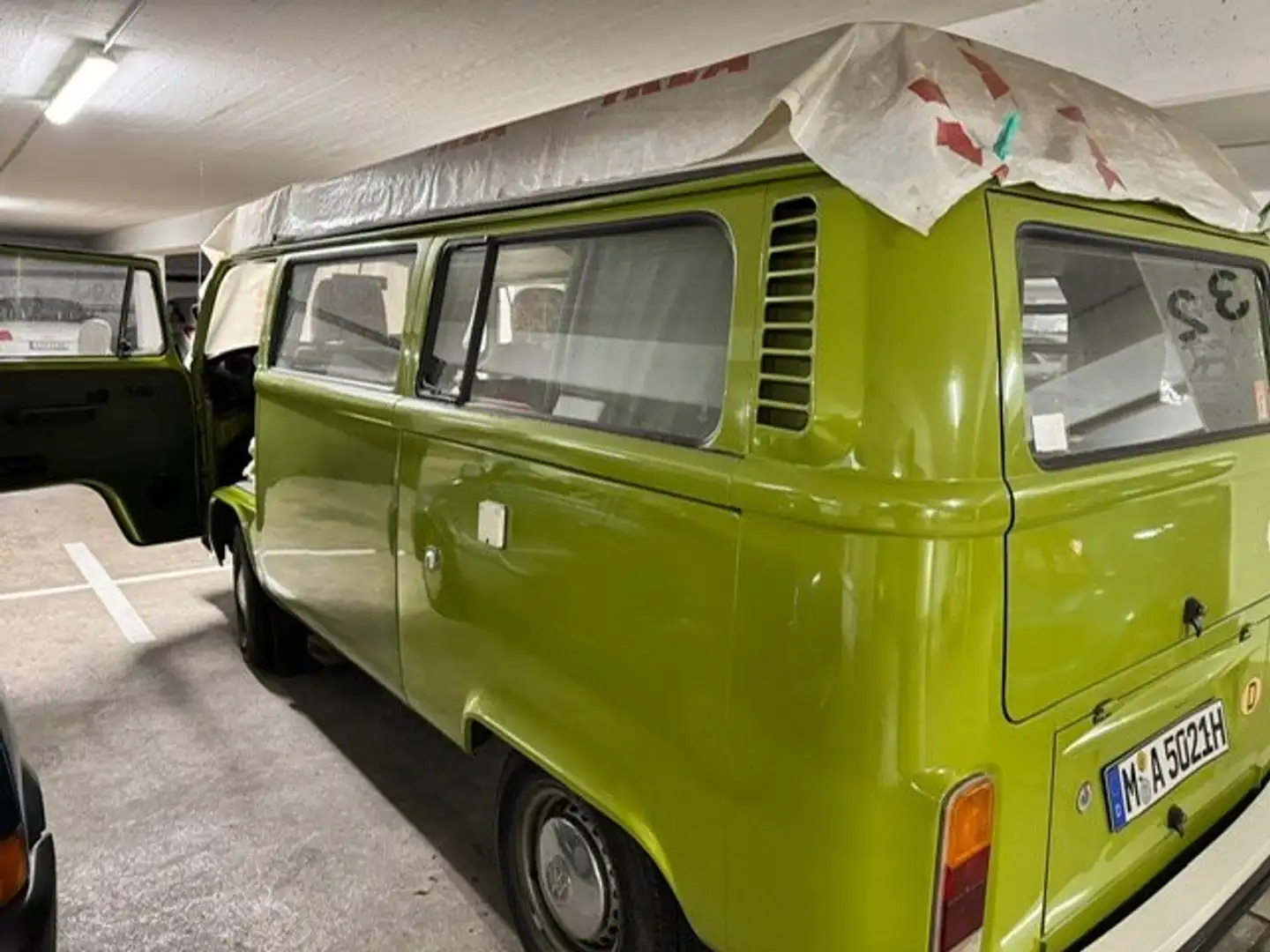 Volkswagen T2 Campingbus Groen - 2