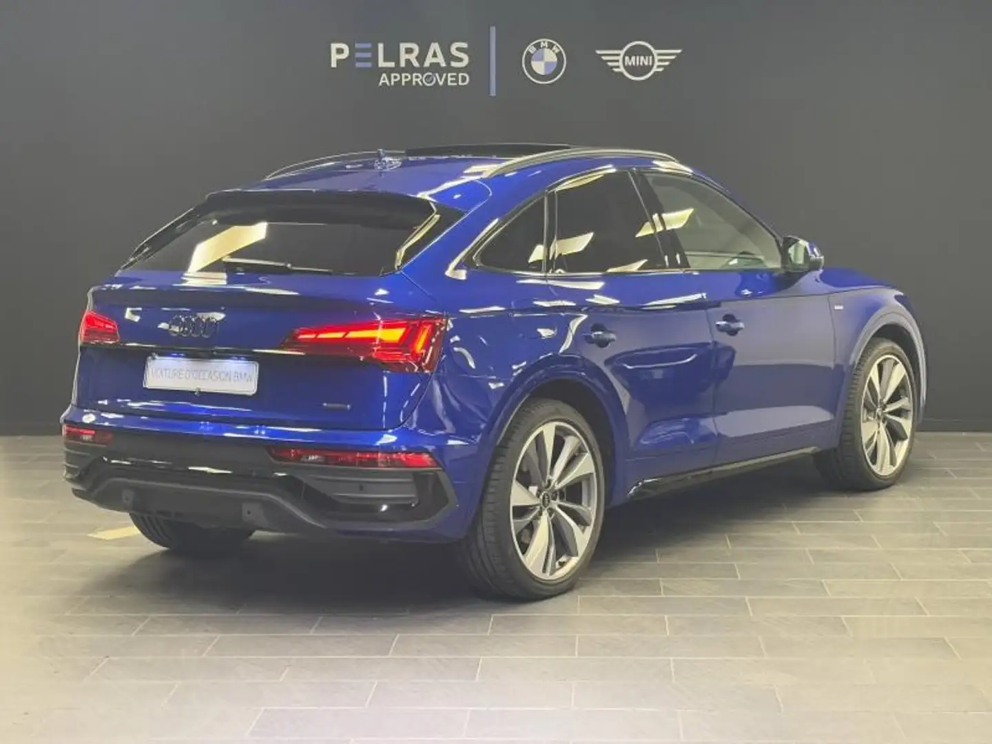 Audi Q5 55 TFSI e 367ch S line quattro S tronic 7 Bleu - 2