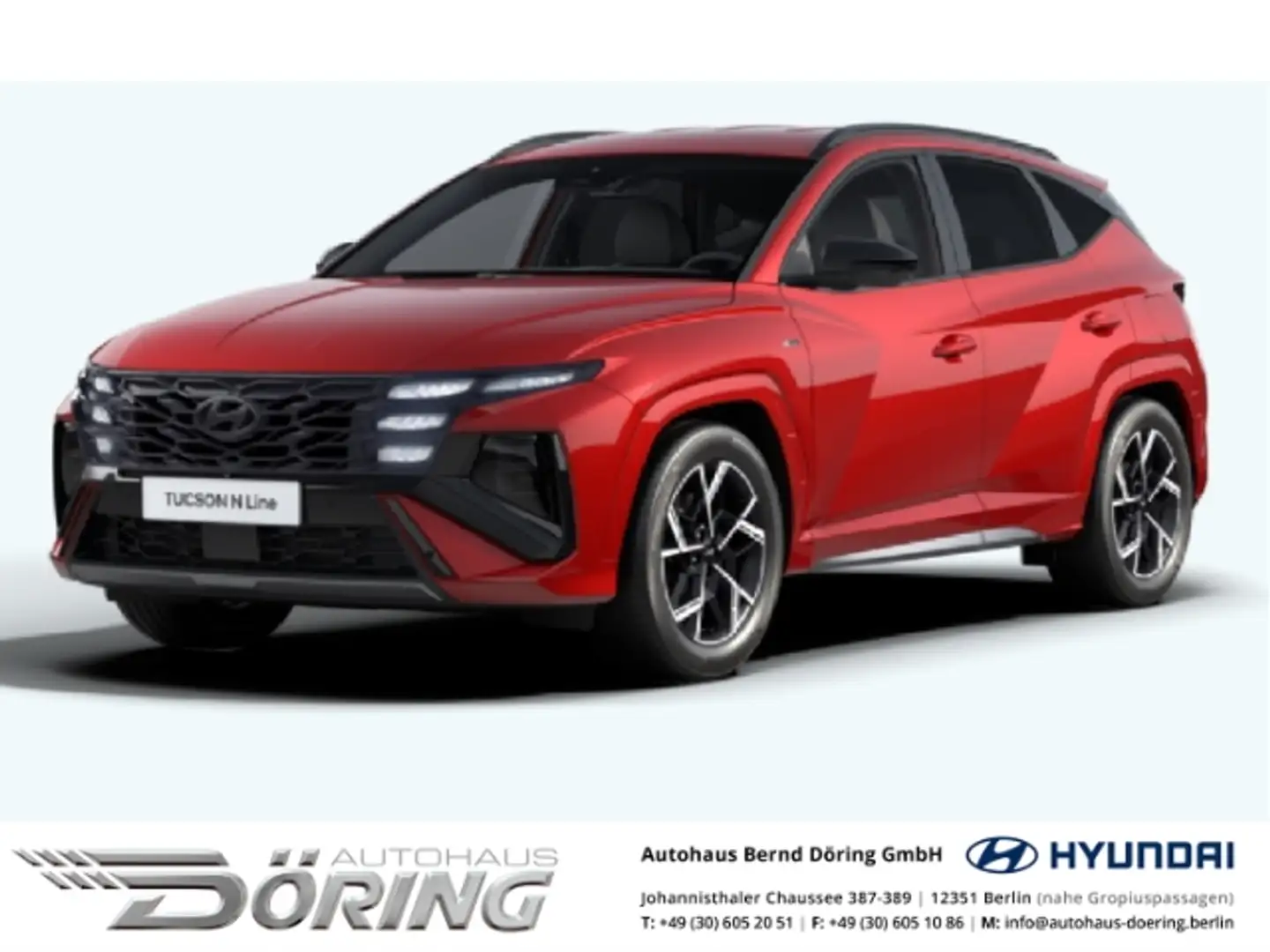 Hyundai TUCSON FL Hybrid N Line 1.6 Turbo Automatik 4WD 215PS Dig Red - 1