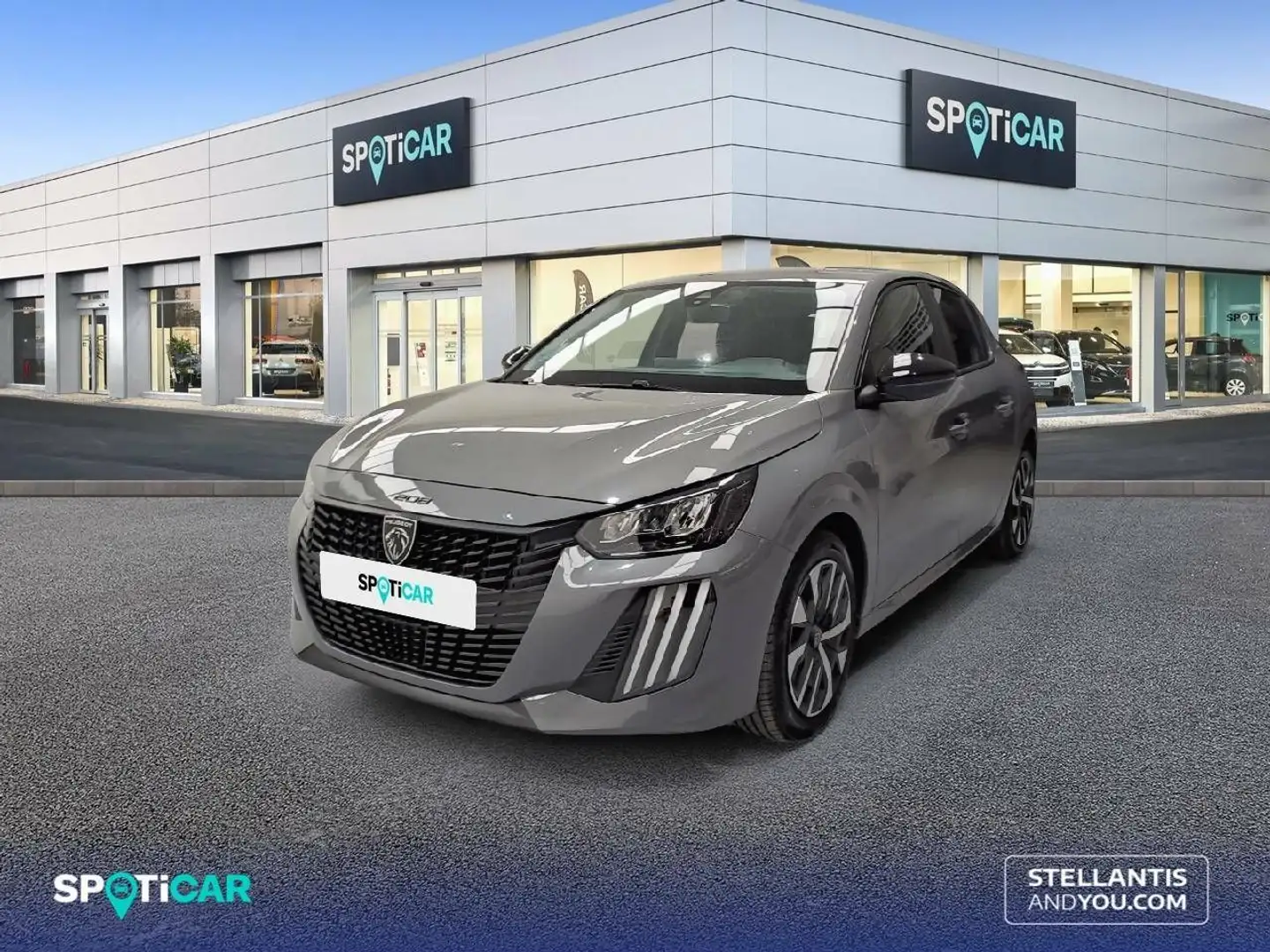 Peugeot 208 1.2 Puretech S&S Active 100 Grau - 1