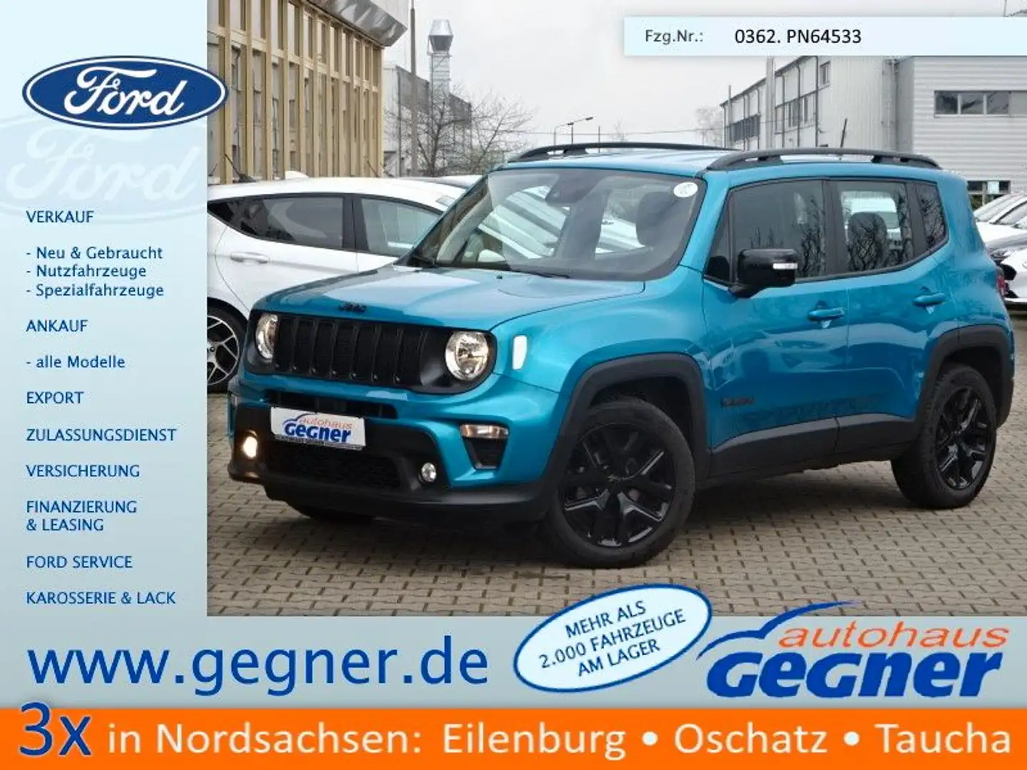 Jeep Renegade 120PS Longitude FWD Klimaautom. LMF Blau - 1
