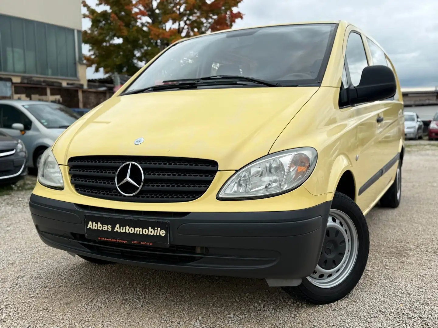 Mercedes-Benz Vito Mixto 109 CDI lang, 5-Sitzer, 1.Hand Gelb - 1