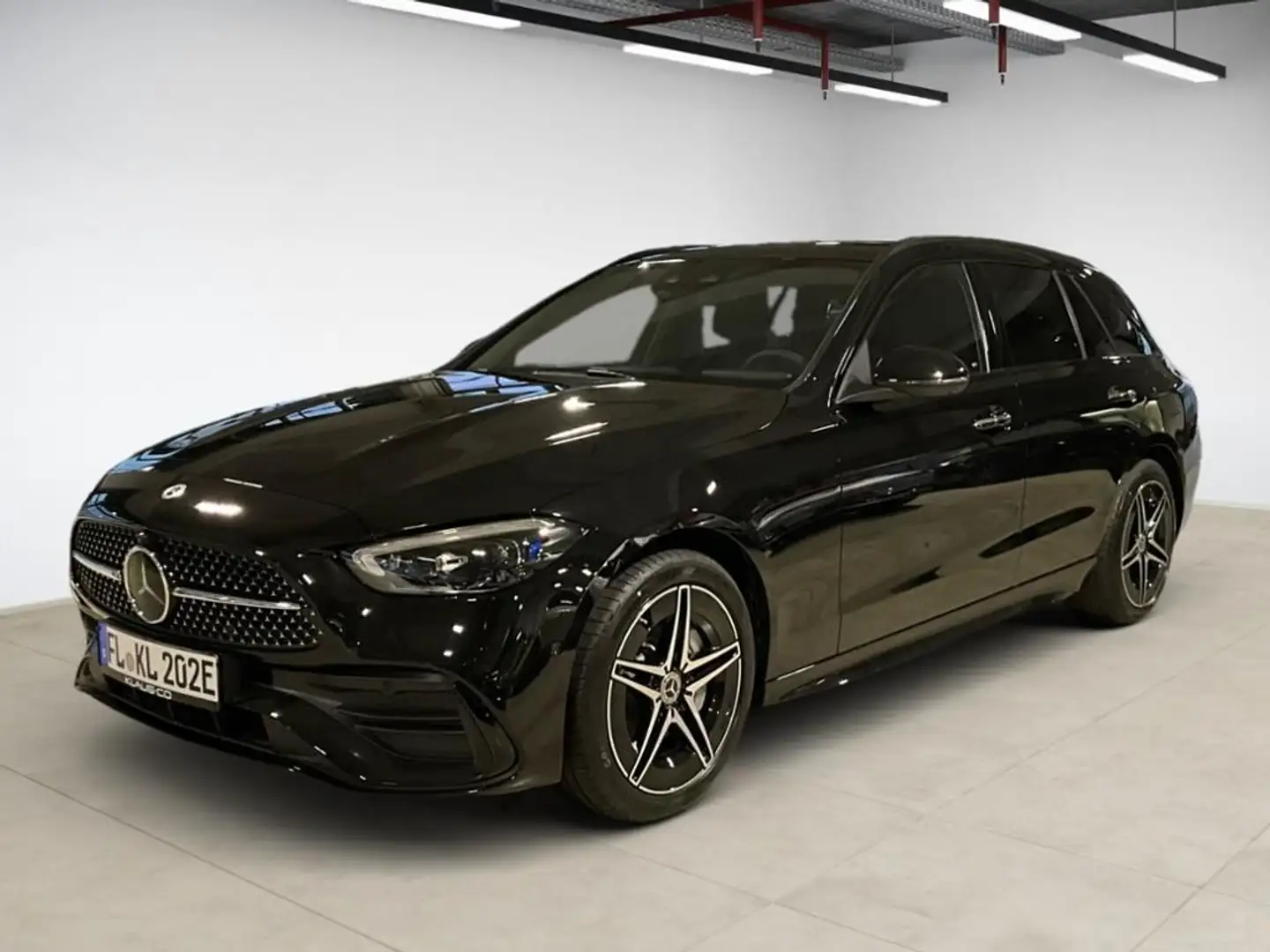 Mercedes-Benz C 300 de T Edition AMG Pano Night S-Sitz ACC LM Schwarz - 1