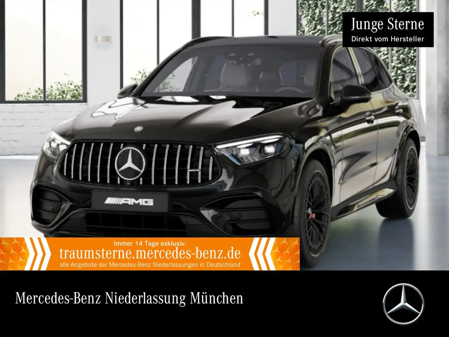 Mercedes-Benz GLC 63 AMG GLC 63 S E NIGHT+DRIVERS+PANO+360+AHK+BURMESTER+9G Schwarz - 1