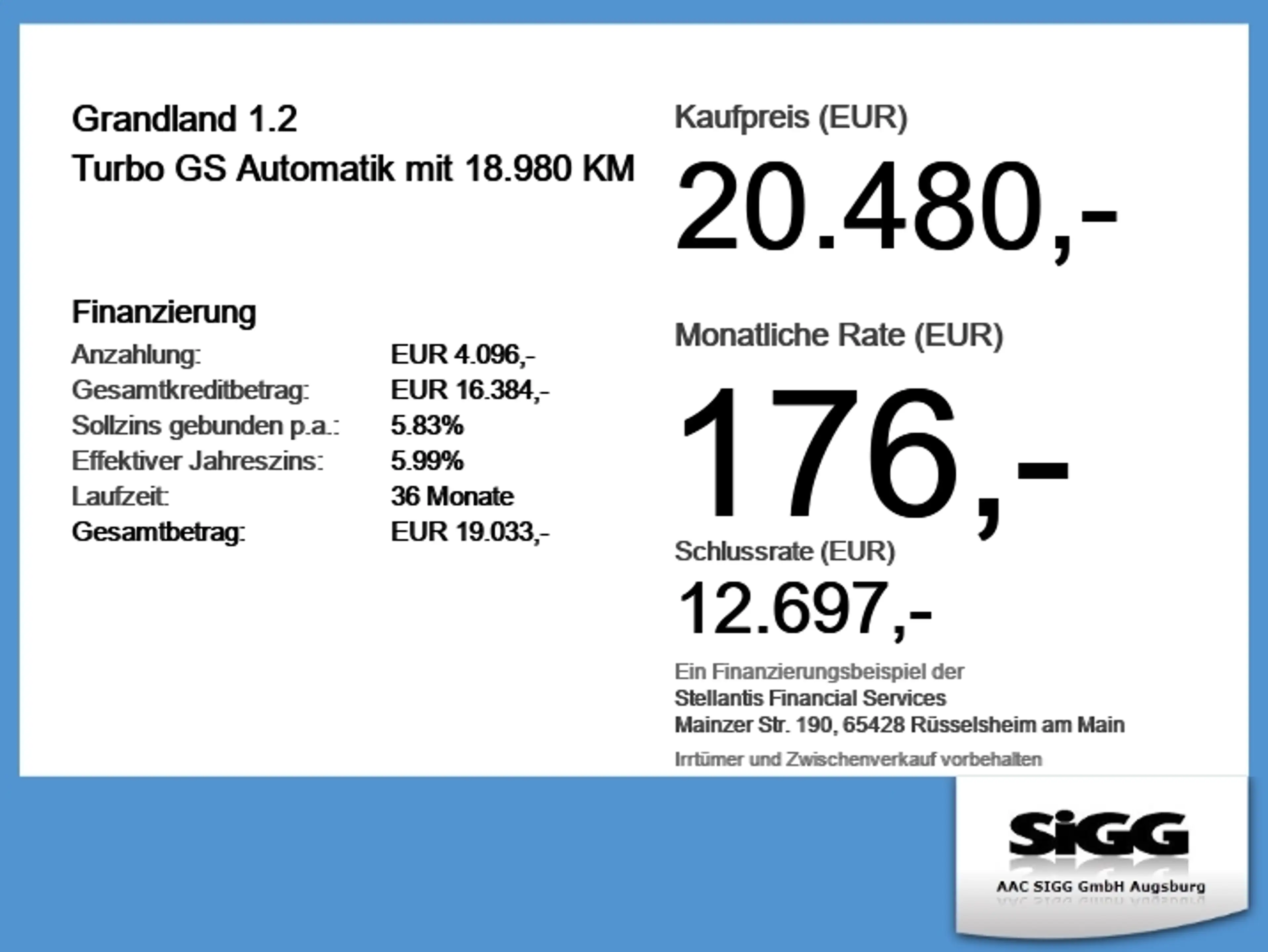 Opel Grandland 1.2 Turbo GS Line Automatik + wenig Km — photo 6
