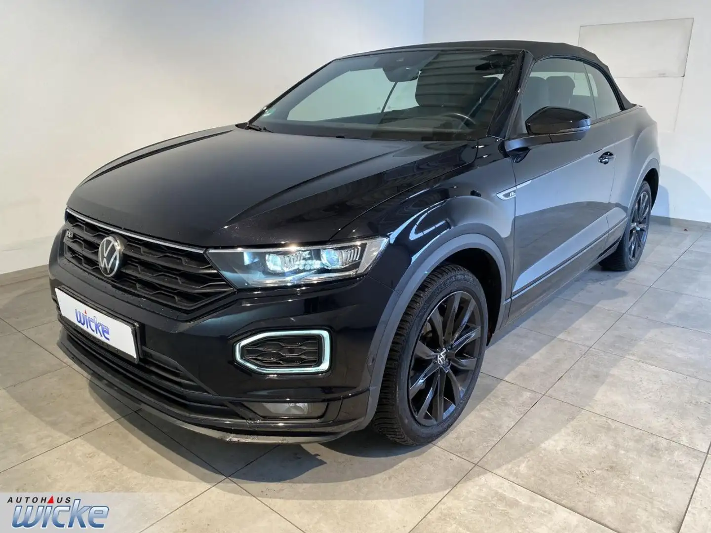 Volkswagen T-Roc Cabriolet 1.5 TSI DSG R-Line NAVI KLIMA AHK Noir - 2