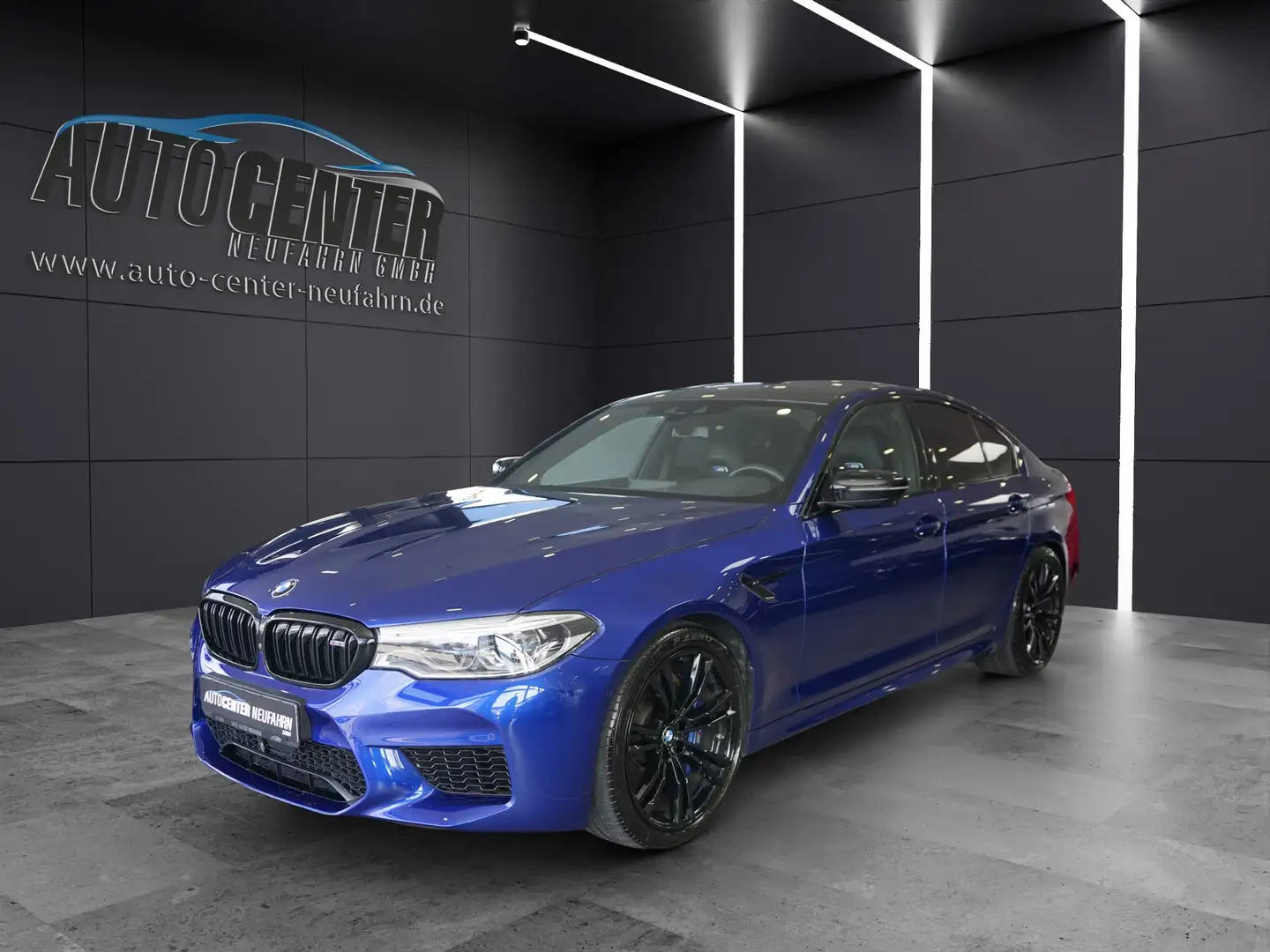 BMW M5 Competition+NAVI+360°KAMERA+TOTWINKEL+HEAD UP Bleu - 1