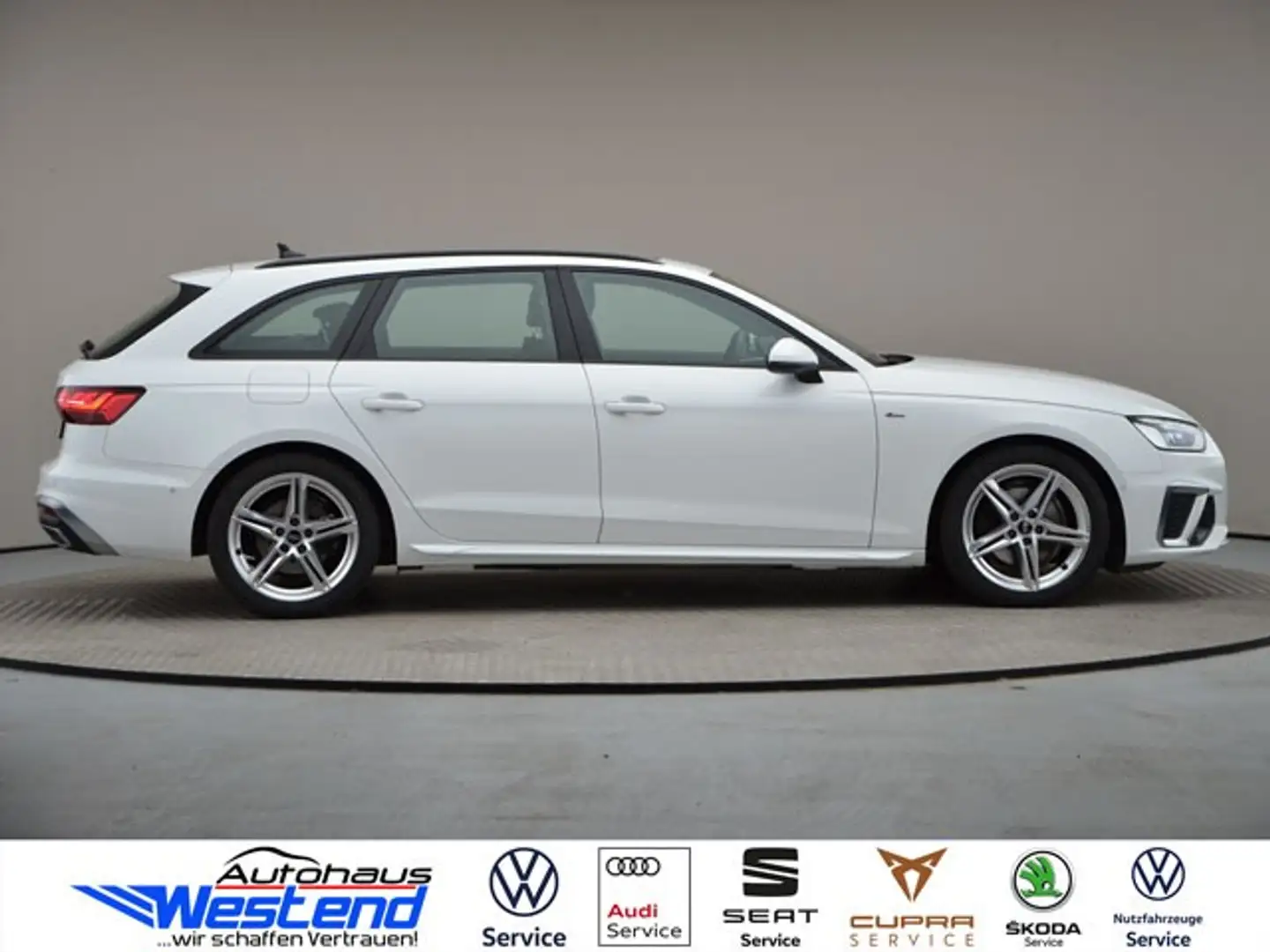Audi A4 Avant S line 35 TDI 120kW S tr. Pano Navi LED Blanc - 2