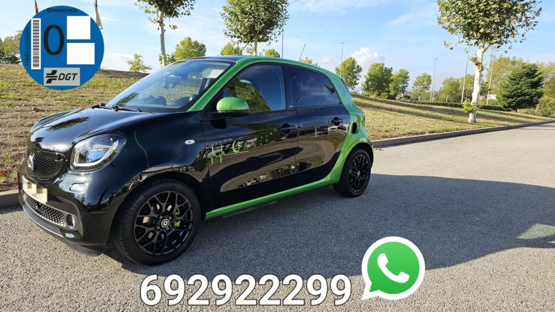 smart forFour Electric Drive Passion Black - 1