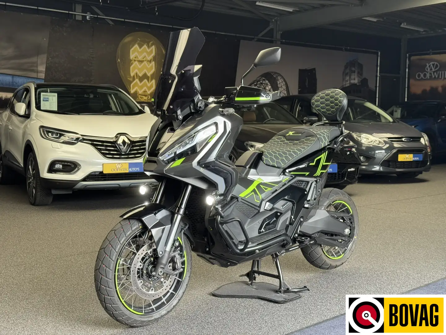 Honda X-ADV 750 Custom Fluo Groen Edition Full-Opties Grijs - 1