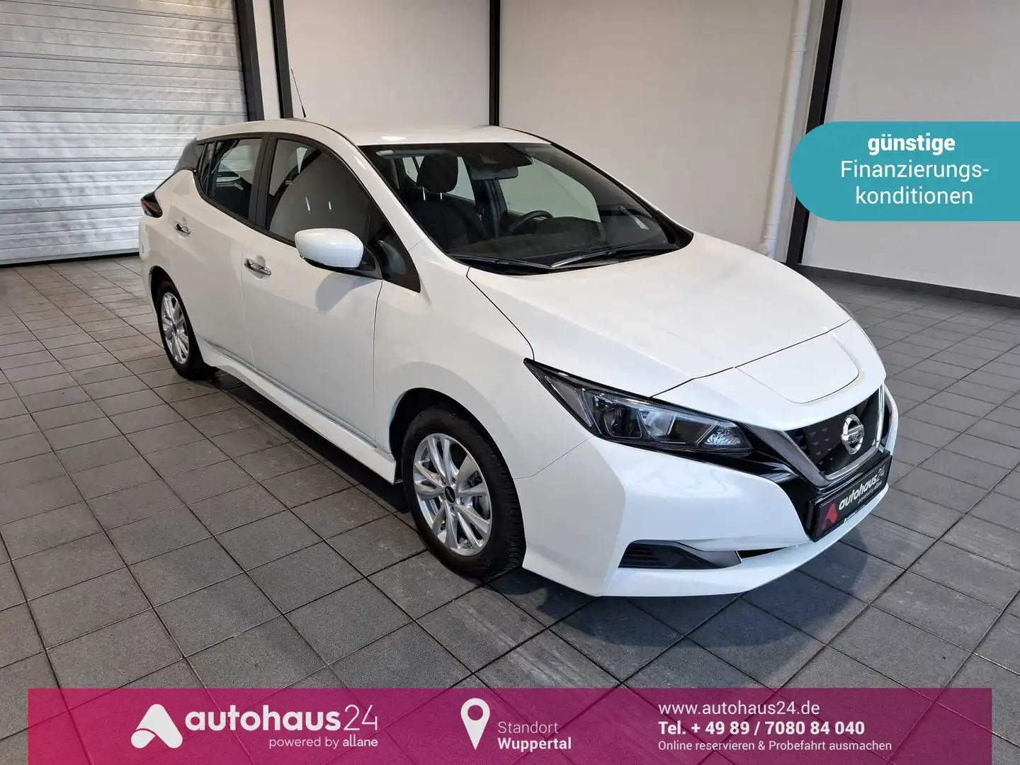 Nissan Leaf Visia 40 kWh|Klima|Bluetooth Weiß - 1