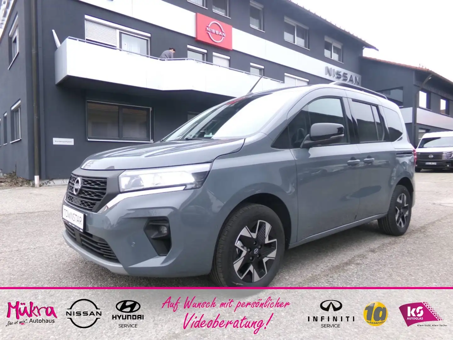 Nissan Townstar Kombi XFK Tekna L1 DIG-T 130PS AT Klima Leder Grau - 1