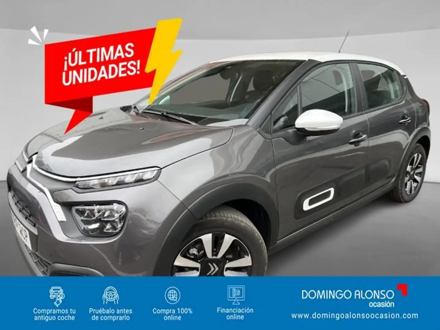 Citroen C3 PureTech 83 S&S Shine (AM30) Gris - 1