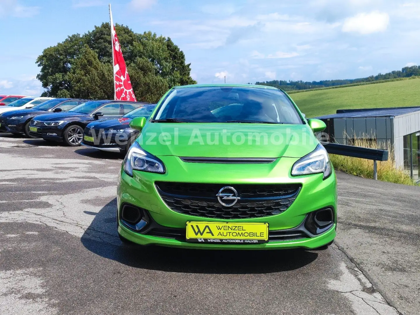 Opel Corsa E OPC *207 PS*Recaro*Carbon*Turbo* Grün - 2