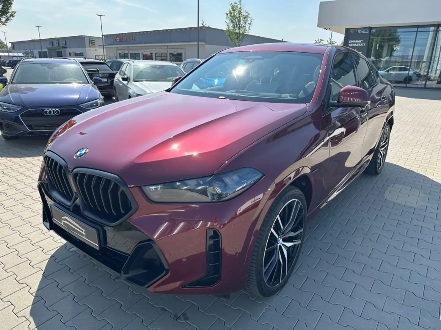 BMW X6 40 d xDrive M Sport Pro Leder AHK Inno Paket Rood - 1