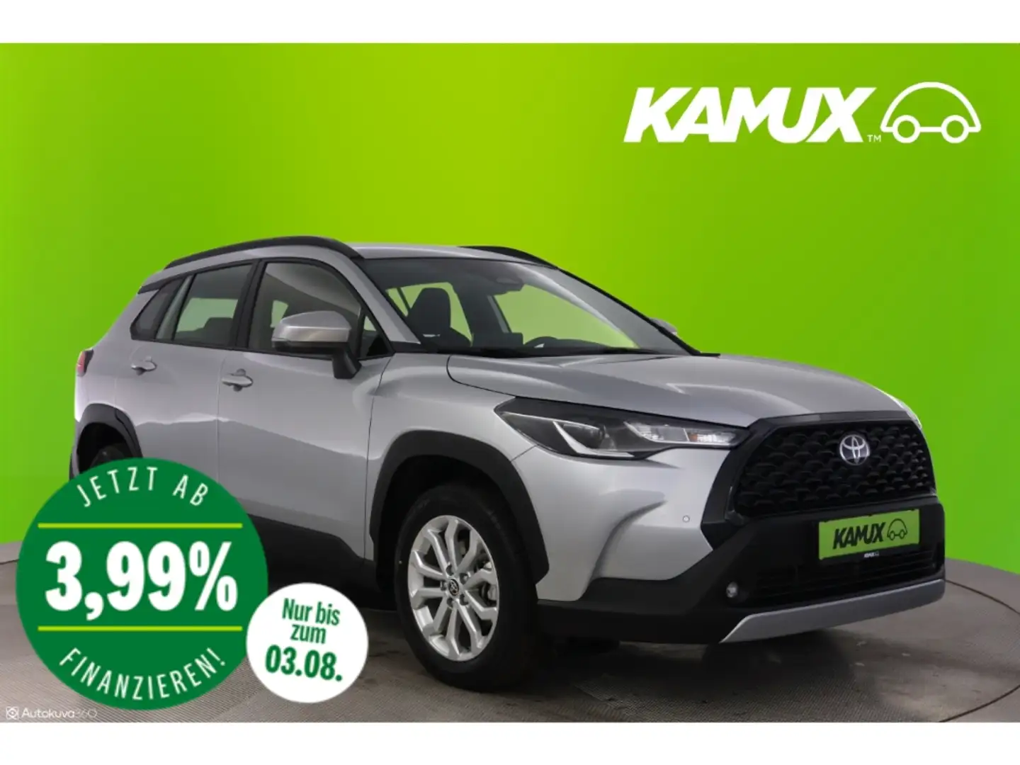 Toyota Corolla Cross 1.8H Aut.Business Edition+LED+NAVI Srebrny - 1