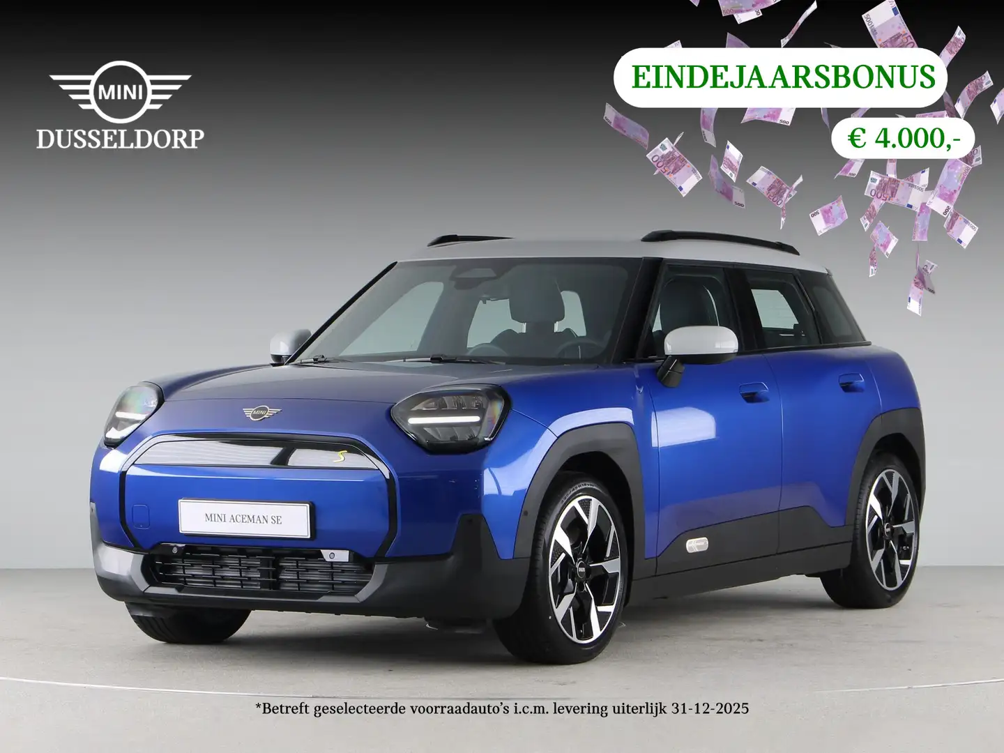 MINI Aceman SE Classic Pakket XS PRIVATE LEASE EUR 474,- (48 m Bleu - 1