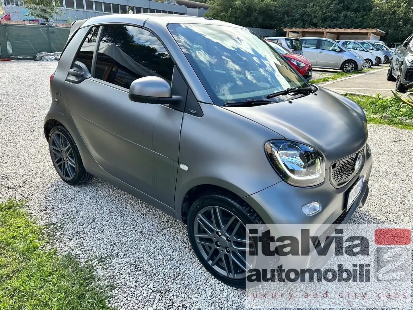 smart forTwo 90cv twinamic cabrio PRIME all BRABUS Grigio - 1