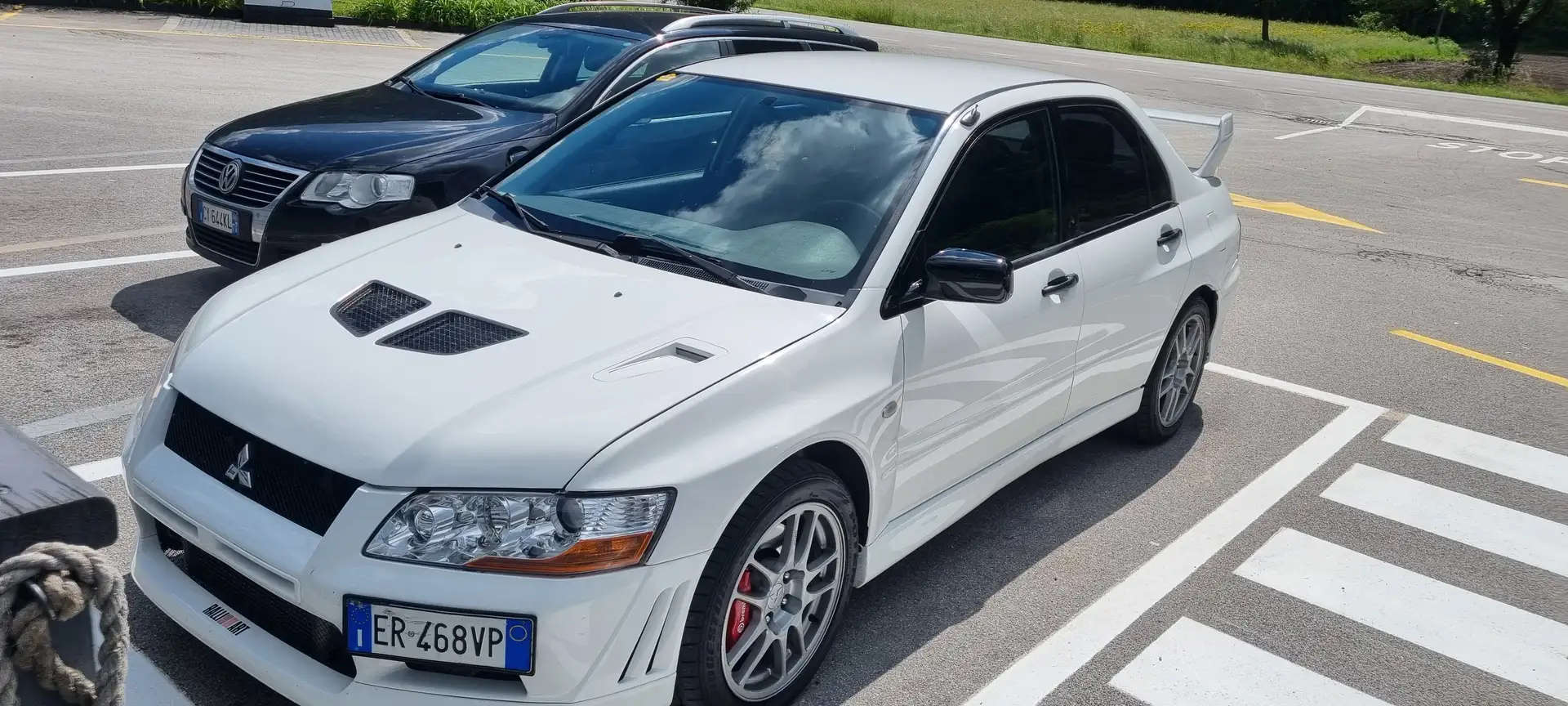 Mitsubishi Lancer Evo 7 RS LHD Weiß - 1