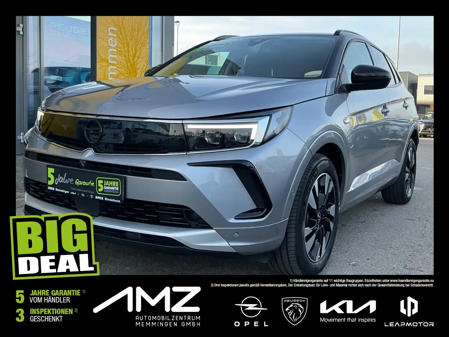 Opel Grandland 1.5 D Ultimate *AHK*NIGHT VISION* Grau - 1