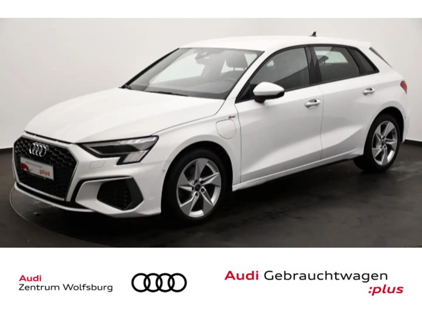 Audi A3 40 TFSI e S-tronic S line virtuelle Blanc - 1