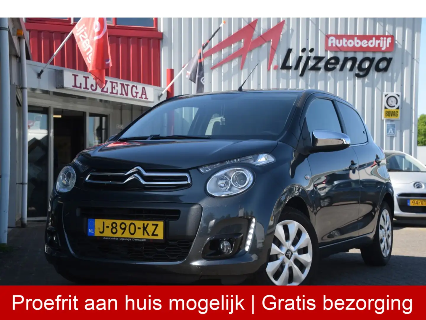 Citroen C1 1.0 VTi Feel Airco | 5drs | Bluetooth | Audio | CV Grijs - 1