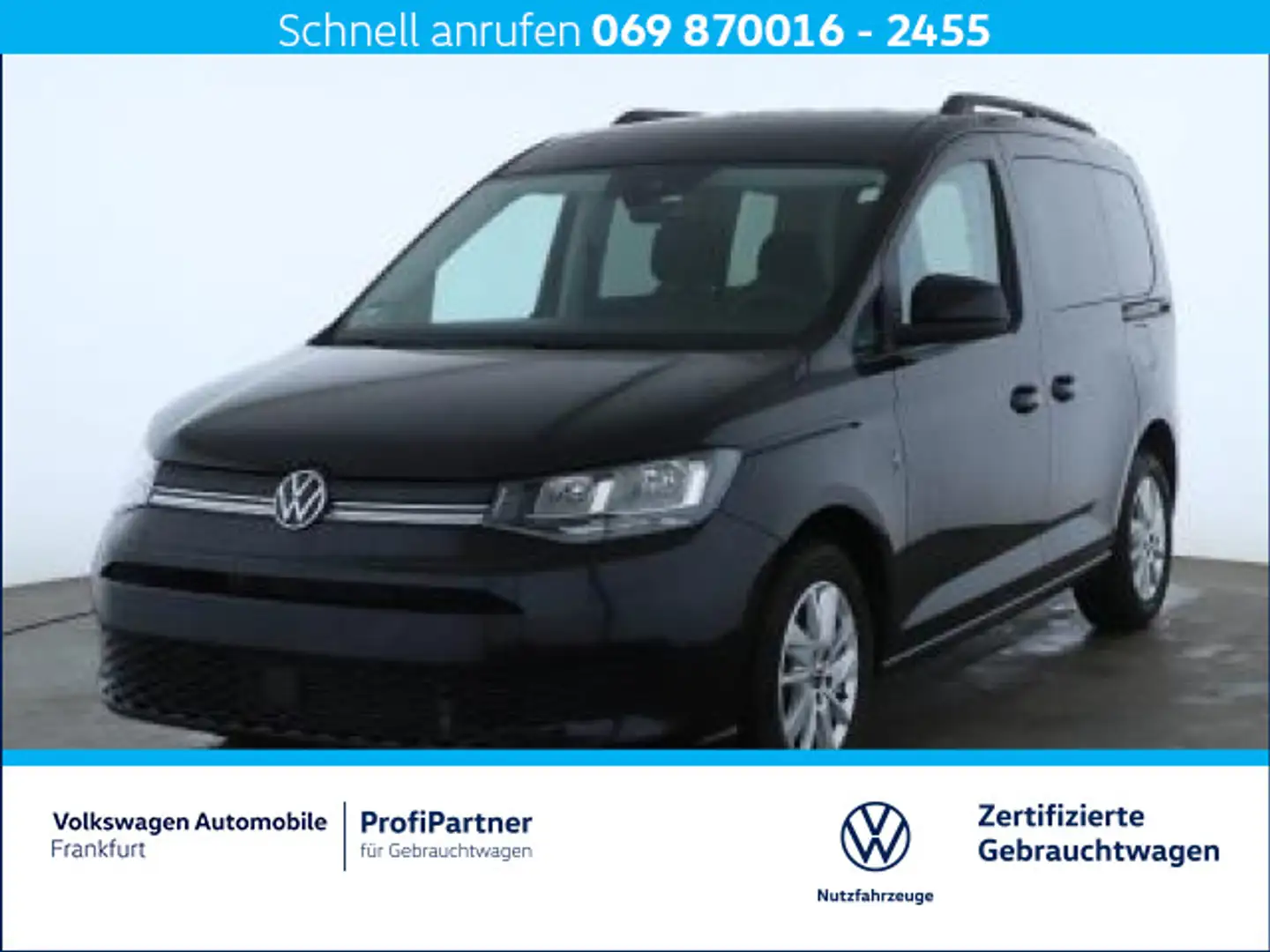 Volkswagen Caddy 2.0 TDI Life Navi FrontAssist DAB+ Schwarz - 1