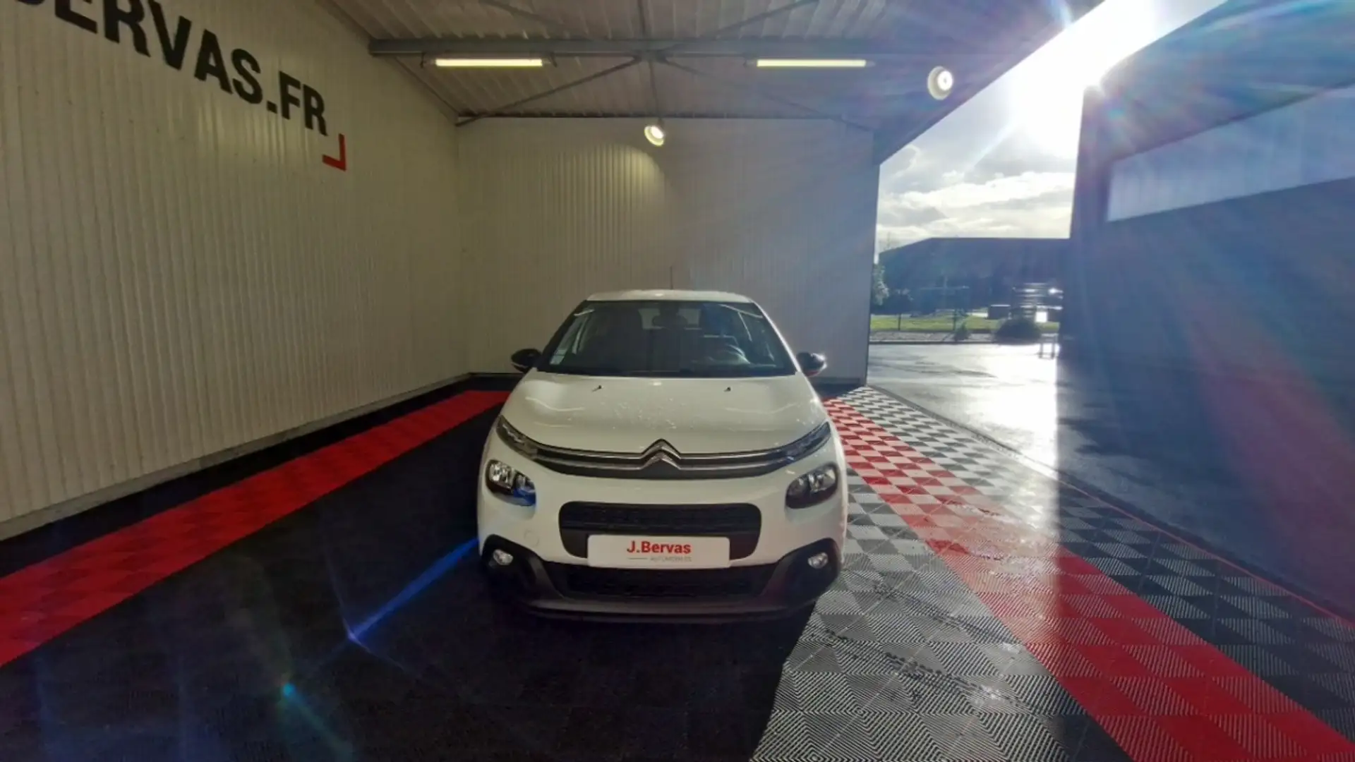 Citroen C3 bluehdi 100 ss feel business Blanc - 2