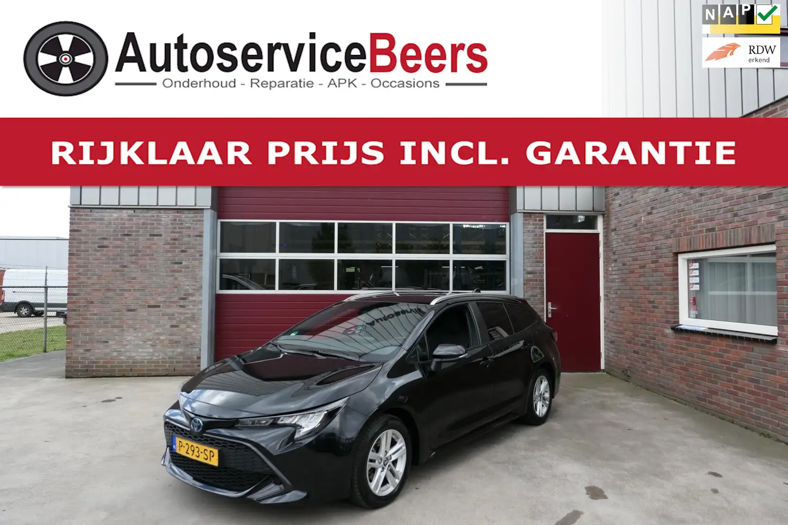 Toyota Corolla Touring Sports 1.8 Hybrid Business, Trekhaak, Came Zwart - 1
