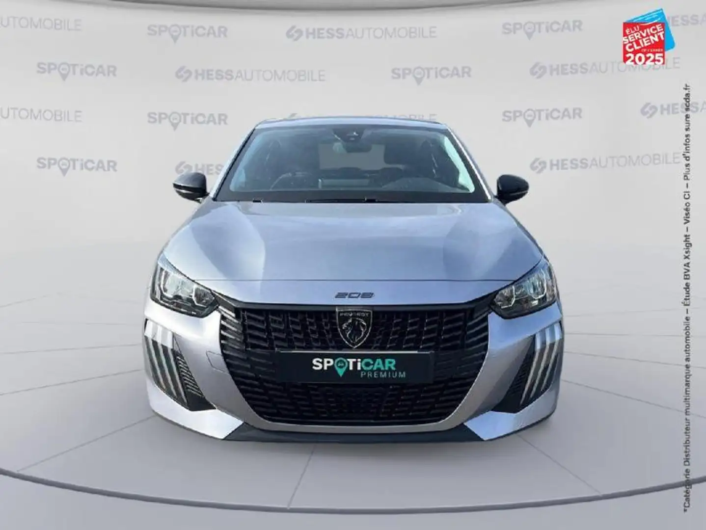 Peugeot e-208 1.2 100ch S\u0026S Style Gris - 2