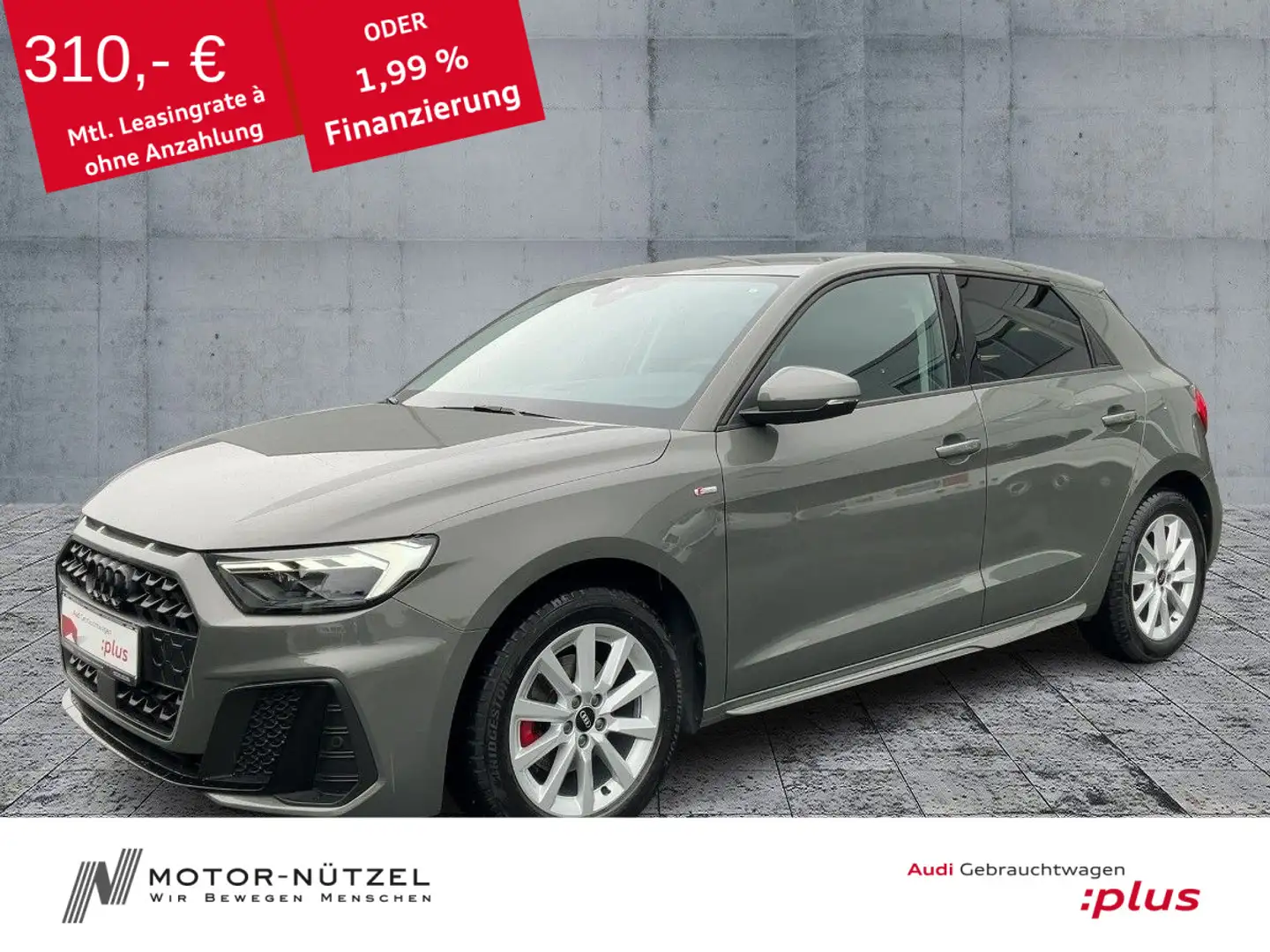 Audi A1 25 TFSI S-TR S-LINE LED+NAV+PDC+ACC Grau - 1